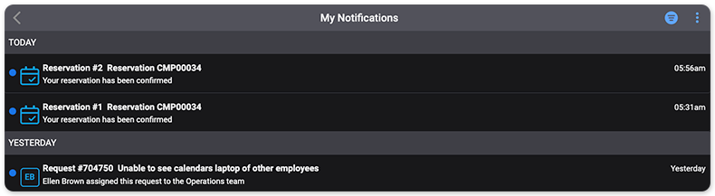 A screenshot of a cell phone with a number of options
