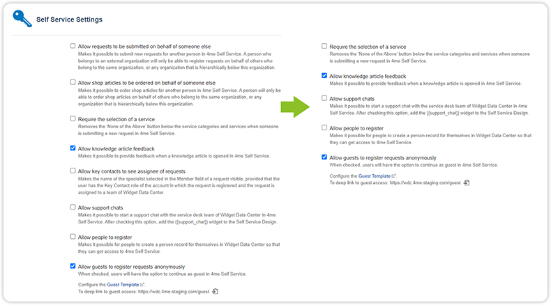 End user privacy self service
