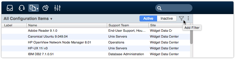 Adding a filter to view