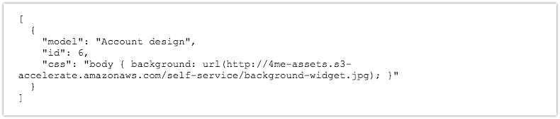 JSON report listing insecure content