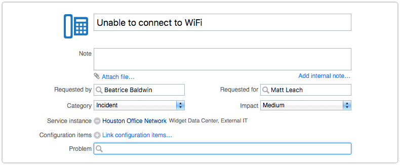 Request with search icon in search select fields