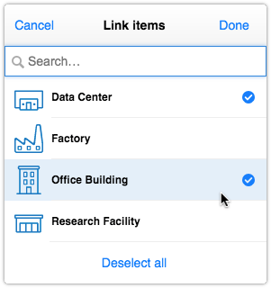 Select multiple values in a custom select field