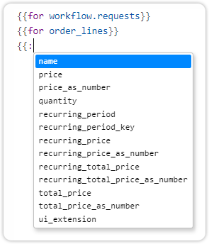 PDF design order lines