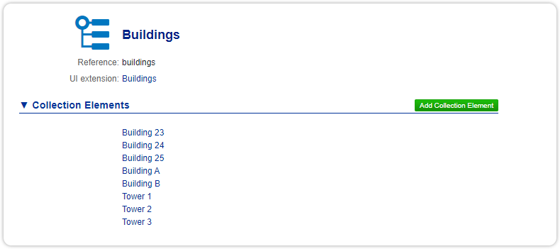Custom collection with ui extension 