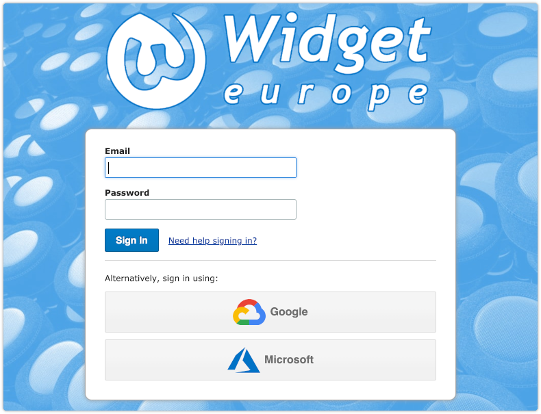 4me Sign In screen with SSO buttons