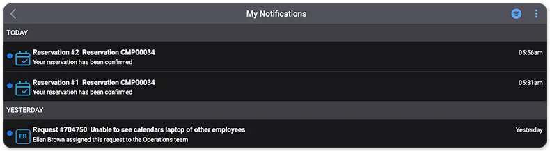 A screenshot of a cell phone with a number of options