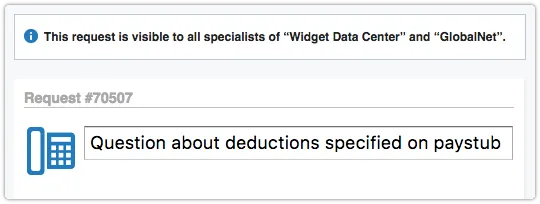 Warning after passing strong privacy request to another account