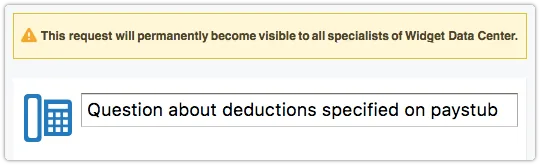 Warning before passing strong privacy request to another account
