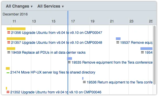 ITRP Change Calendar with vertical scrollbar