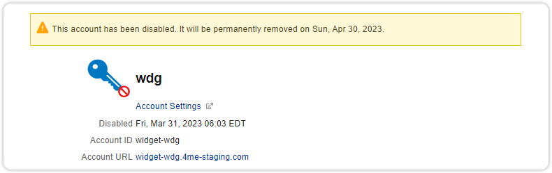 Disable support domain