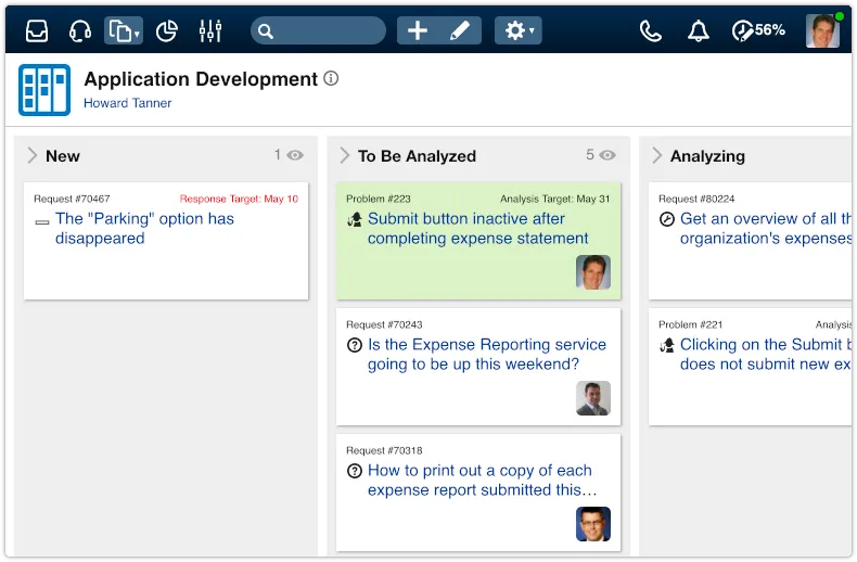 4me agile board with problems