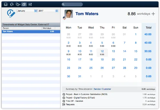 Releases option of the ITRP Records console
