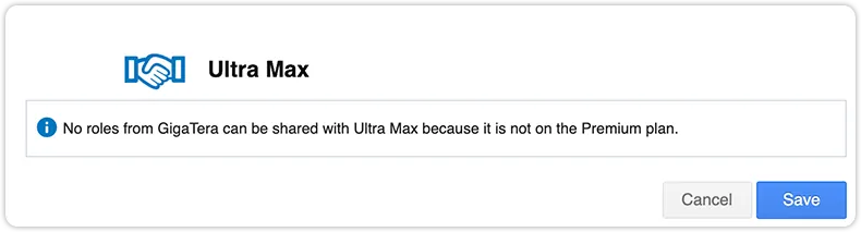Message account not on premium plan