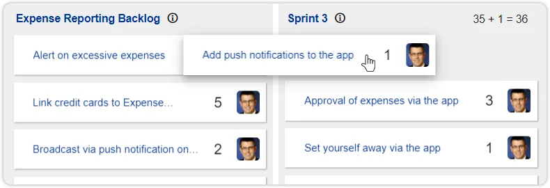 Sprint planning