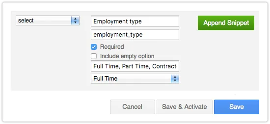 UI extension HTML snippet