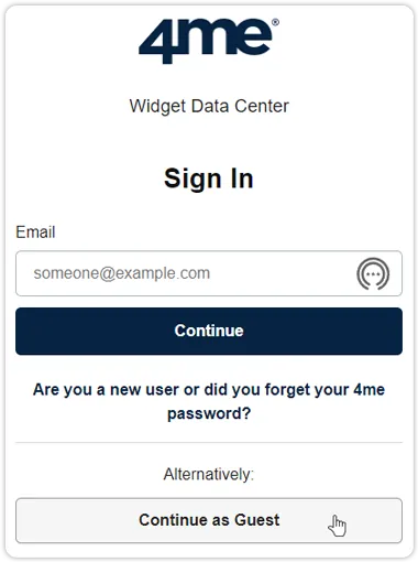 Guest login