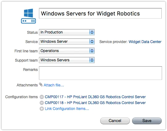 Linking CIs from another account to a service instance