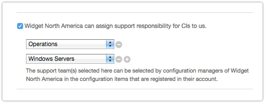 Account trust - allow a trusted account to assign support responsibility to us