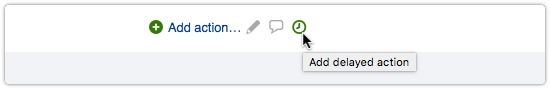Adding a delay action