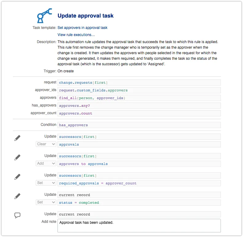 Automation rule that retrieves multiple values from a suggest field