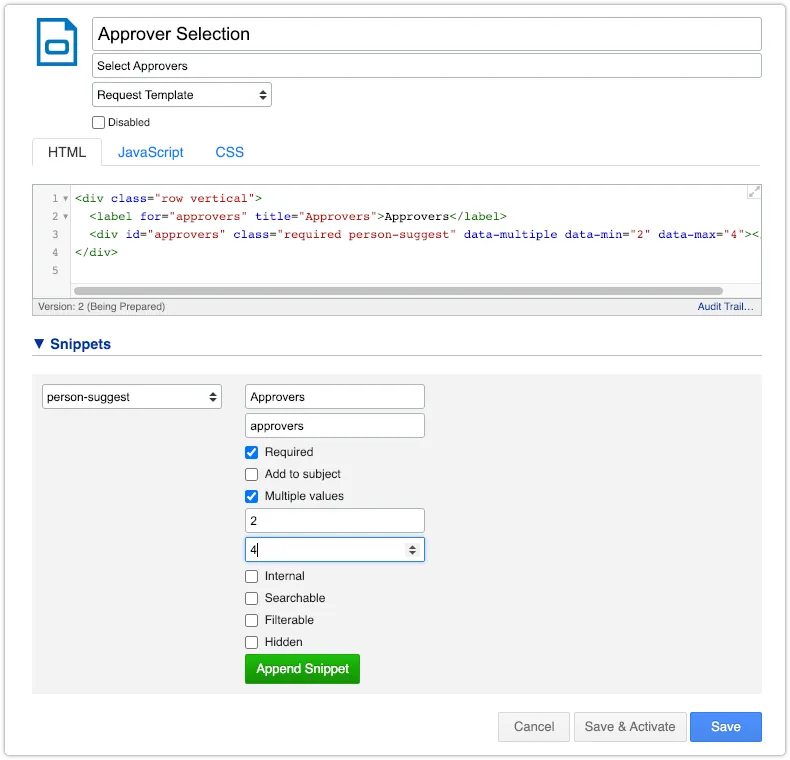 Minimum and maximum fields for custom suggest field