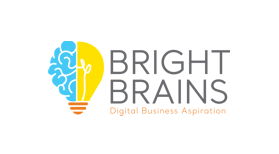 A light bulb with a brain inside of it