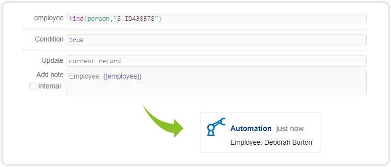 Support ID automation rule