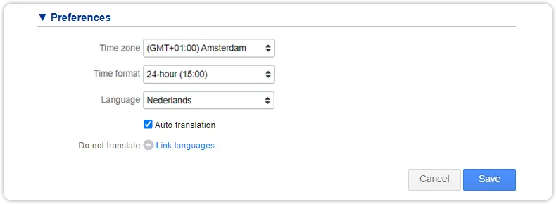 Person record translate