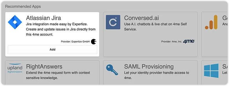 Atlassian Jira integration app store