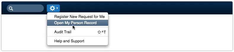Custom link in 4me Actions menu