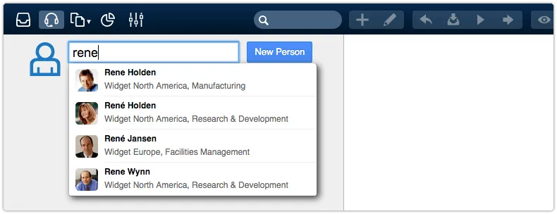 Sorting of names in Service Desk console