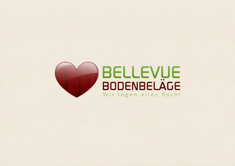 Logo design for a modern flooring company with a light and friendly visual tone.