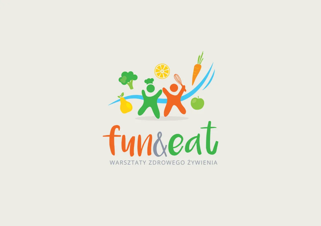 Logo for a brand offering healthy and playful food options for children