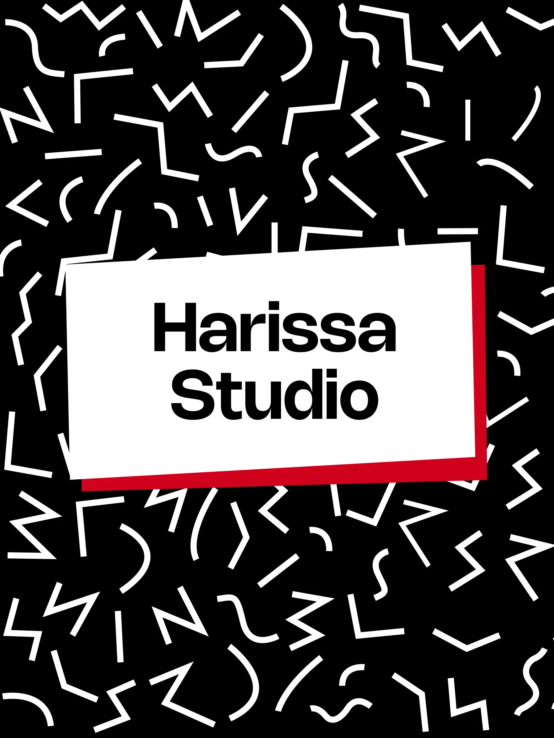 Harissa logo in a rectangular shape
