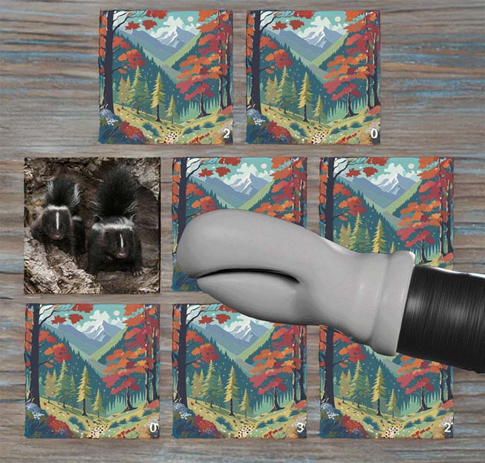 A screenshot of the match feature of the Adventures with ELI app