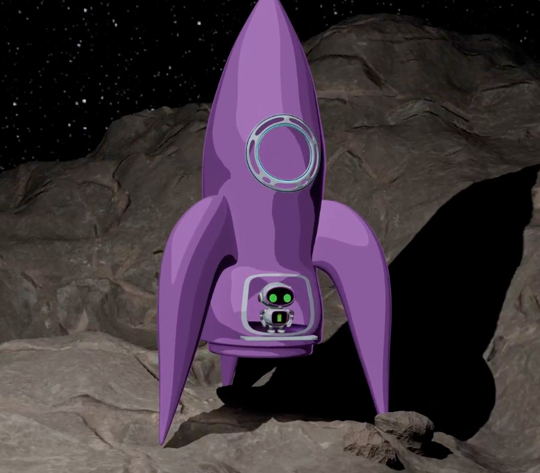ELI standing in its rocket