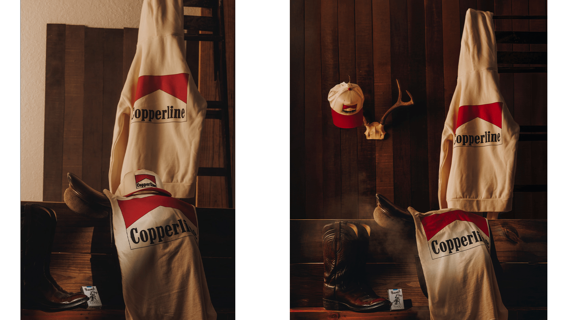 Side by side comparison of before and afters with background expanded in photoshop