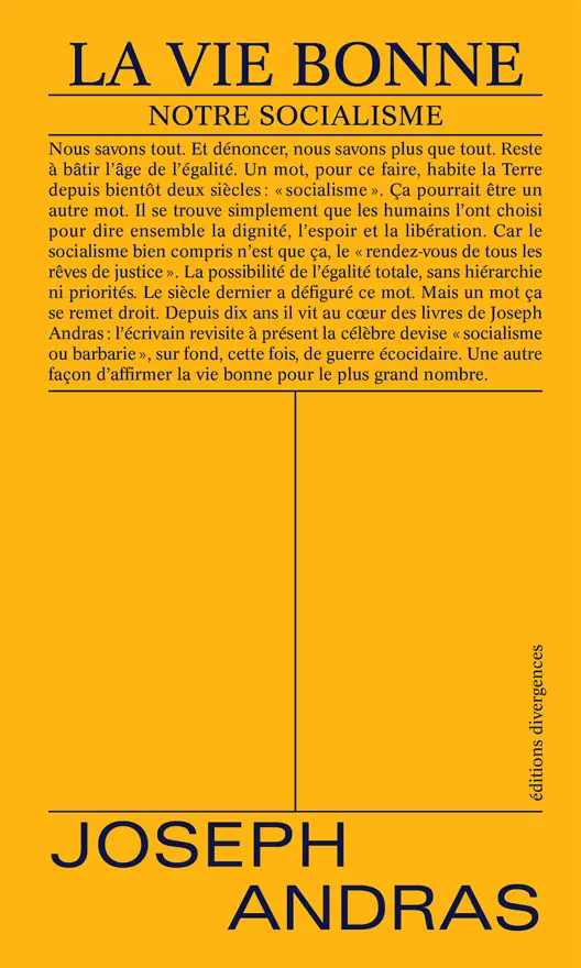 La vie bonne | ÉDITIONS DIVERGENCES