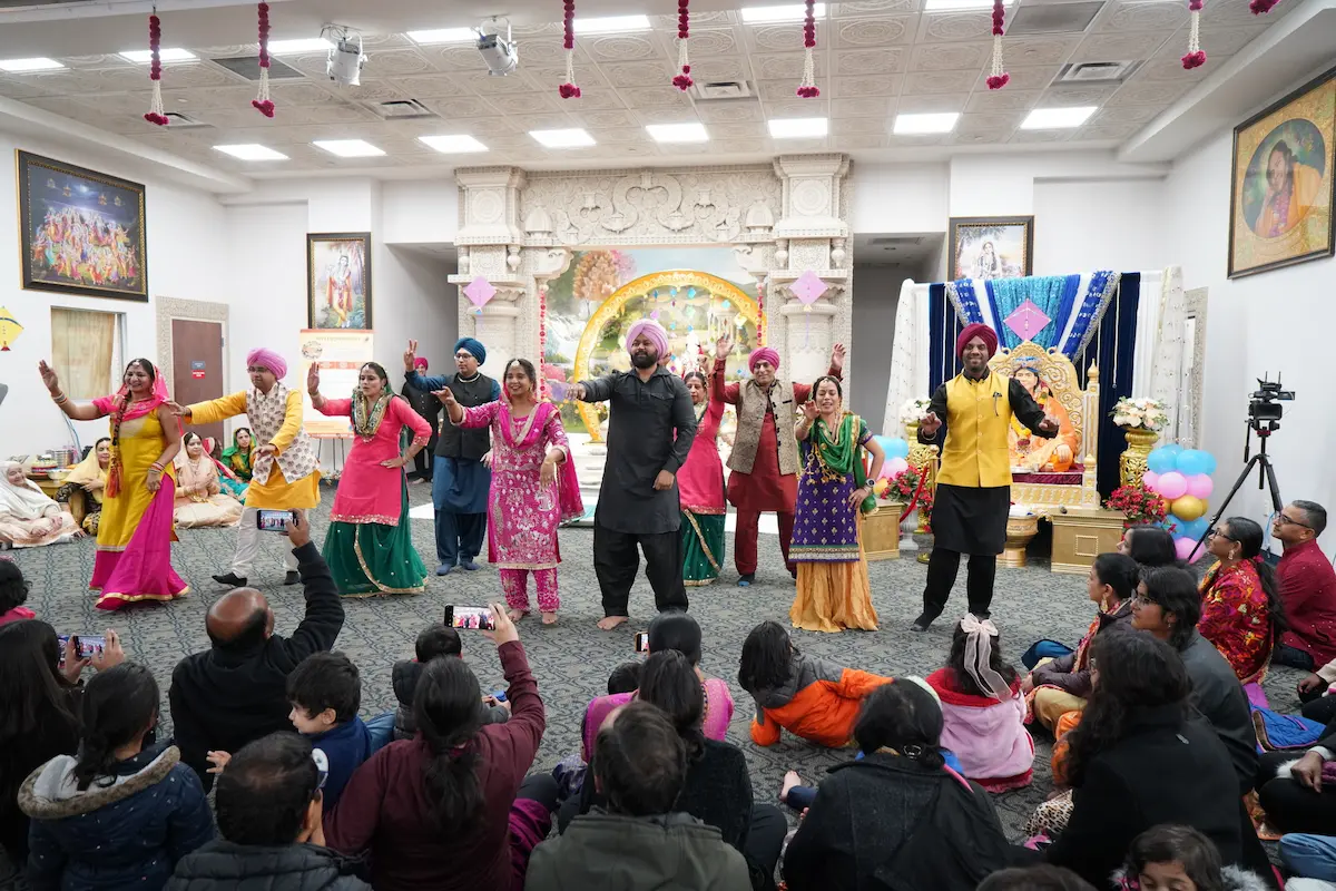 daily tiffin meal at Radha Krishna temple cafeteria
