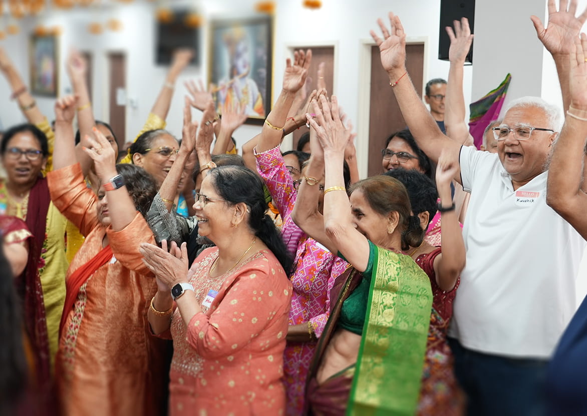 daily tiffin meal at Radha Krishna temple cafeteria