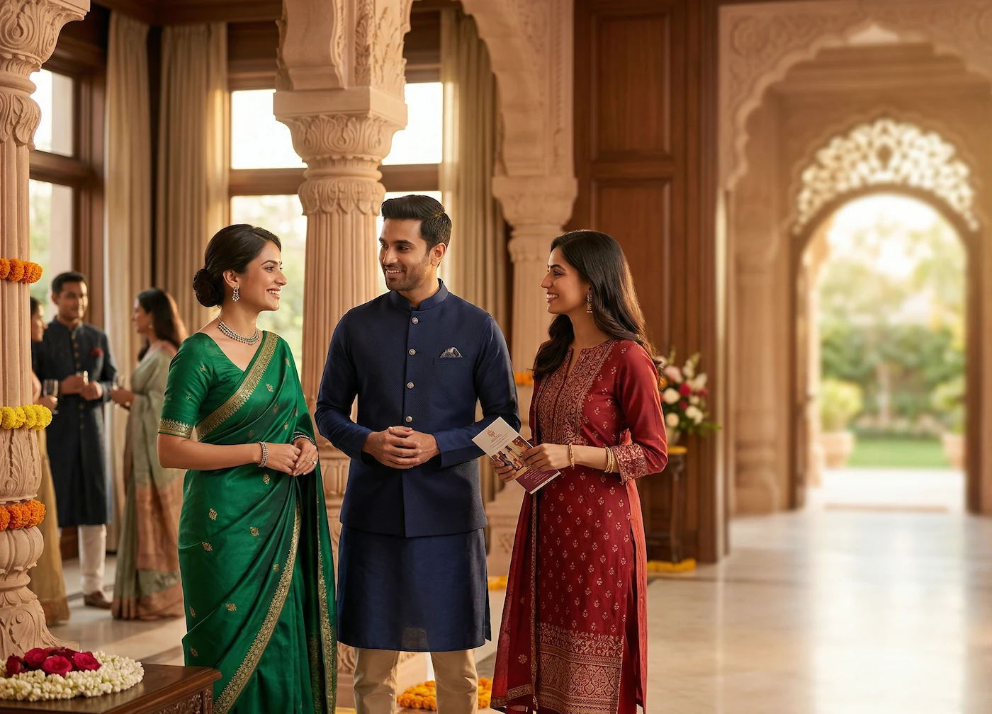 wedding ceremony finishing