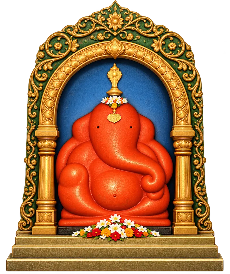Vighneshwar Ashtavinayak Ganesh of Ozar