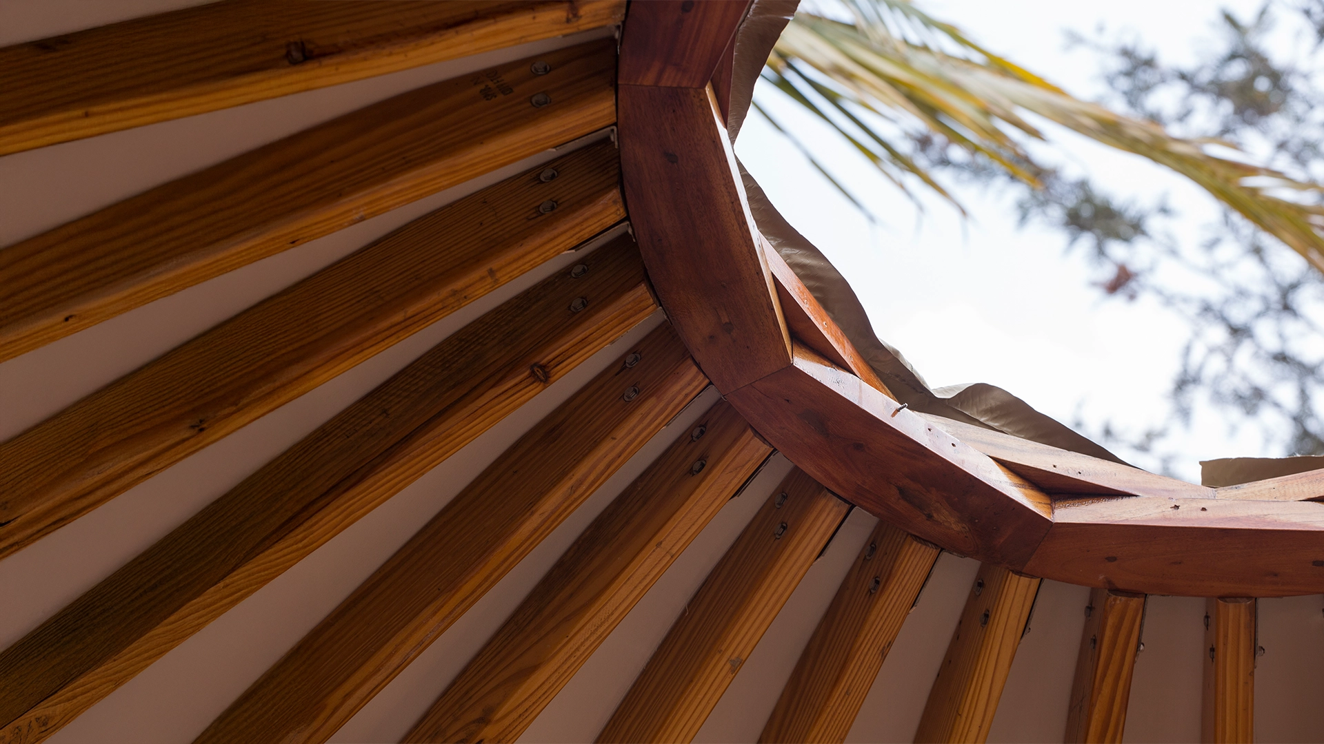 Beautifully crafted yurt interiors with premium materials