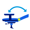 165-degree recline angle
