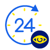 24 hours surveillance and detection