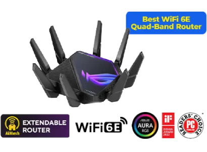 ROG Rapture GT-AXE16000 Gaming Router​