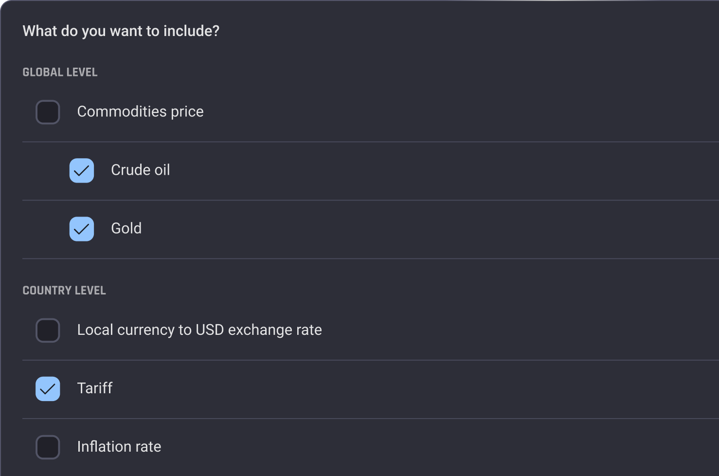 Curated Library of External Data