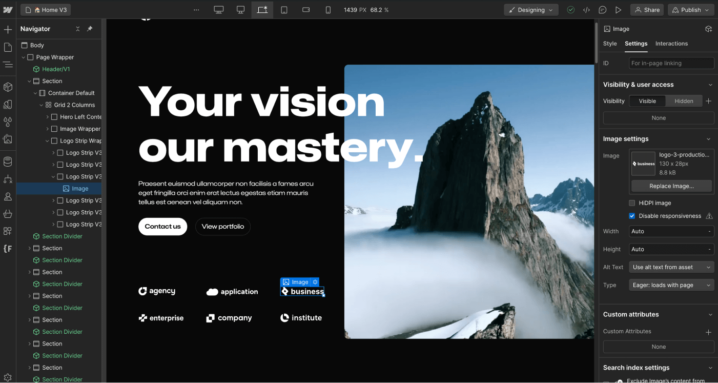 Graphics And Icons - Production X Webflow Template