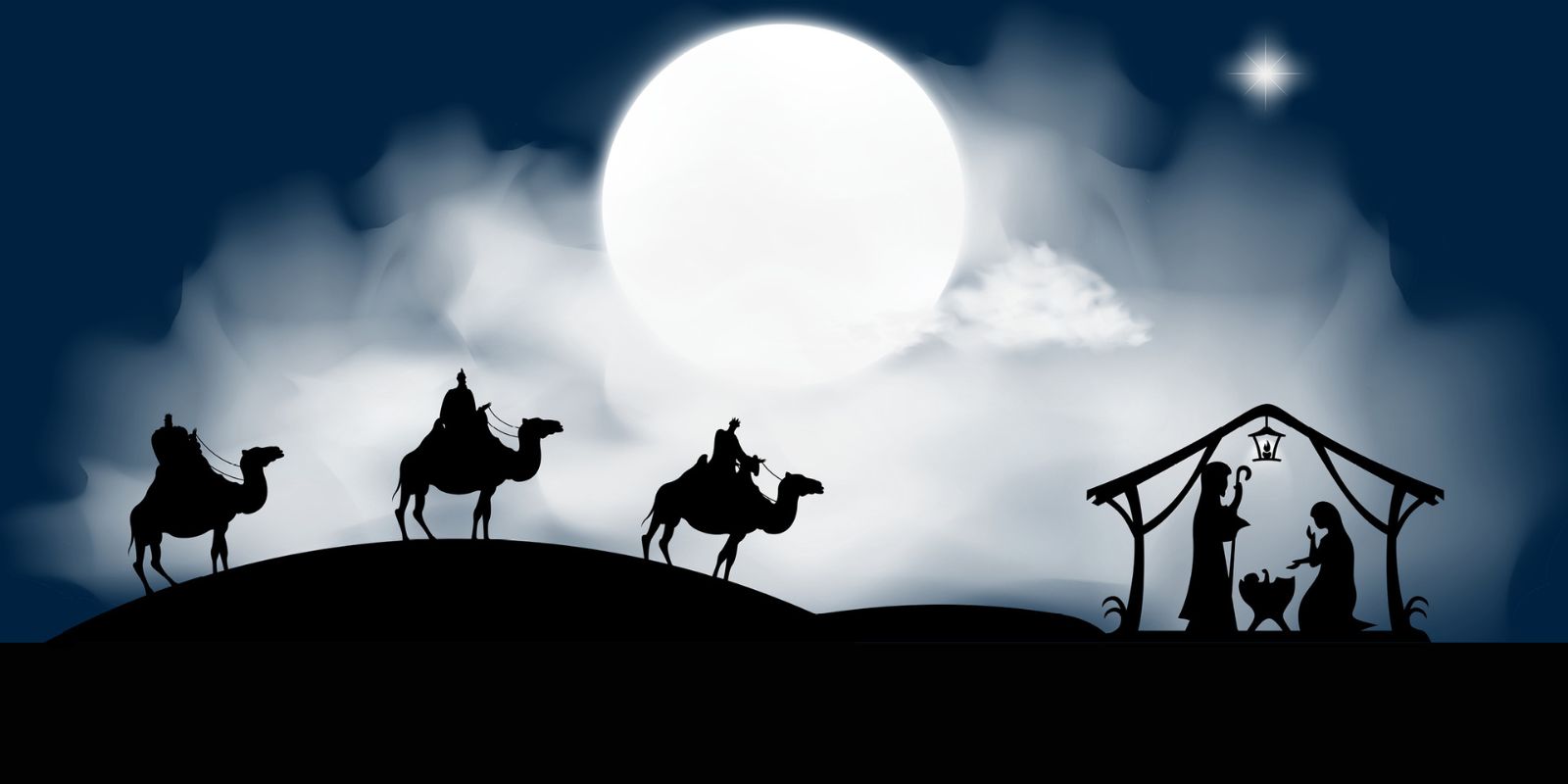 Illustrasjon av de hellige tre konger