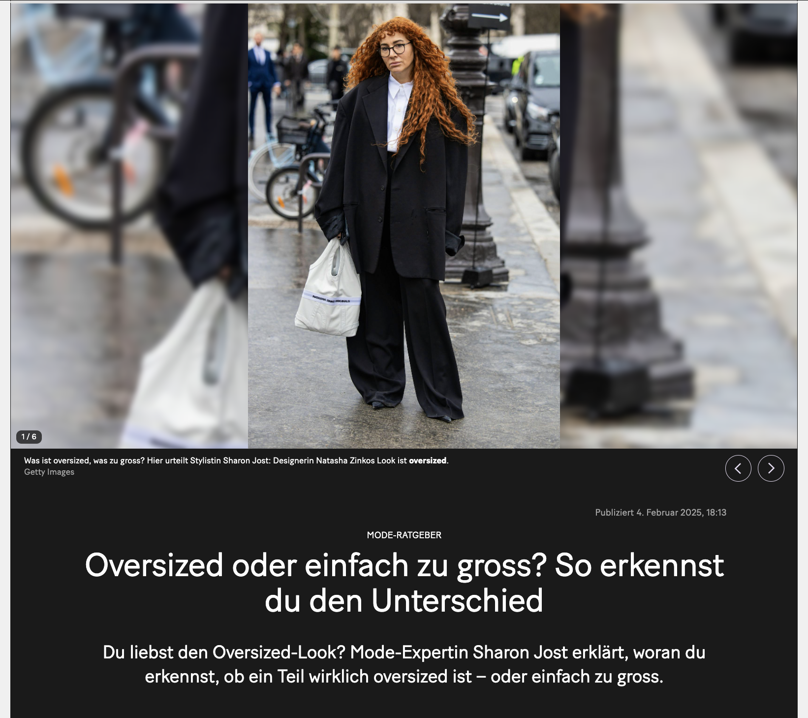 Oversized oder einfach zu gross? So erkennst du den Unterschied